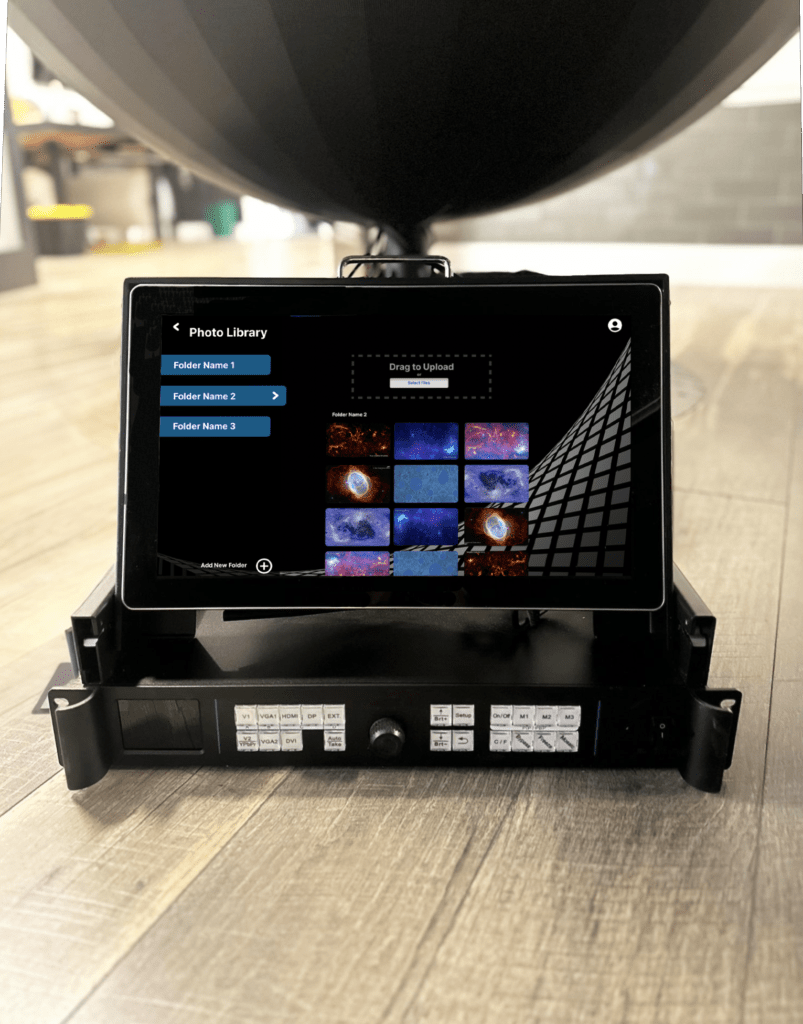 Sphere Command Center Command Center - Screen Solutions International - Holographic - LED ...