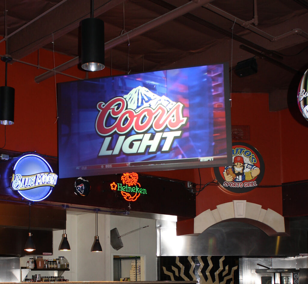 Bar Projection screen