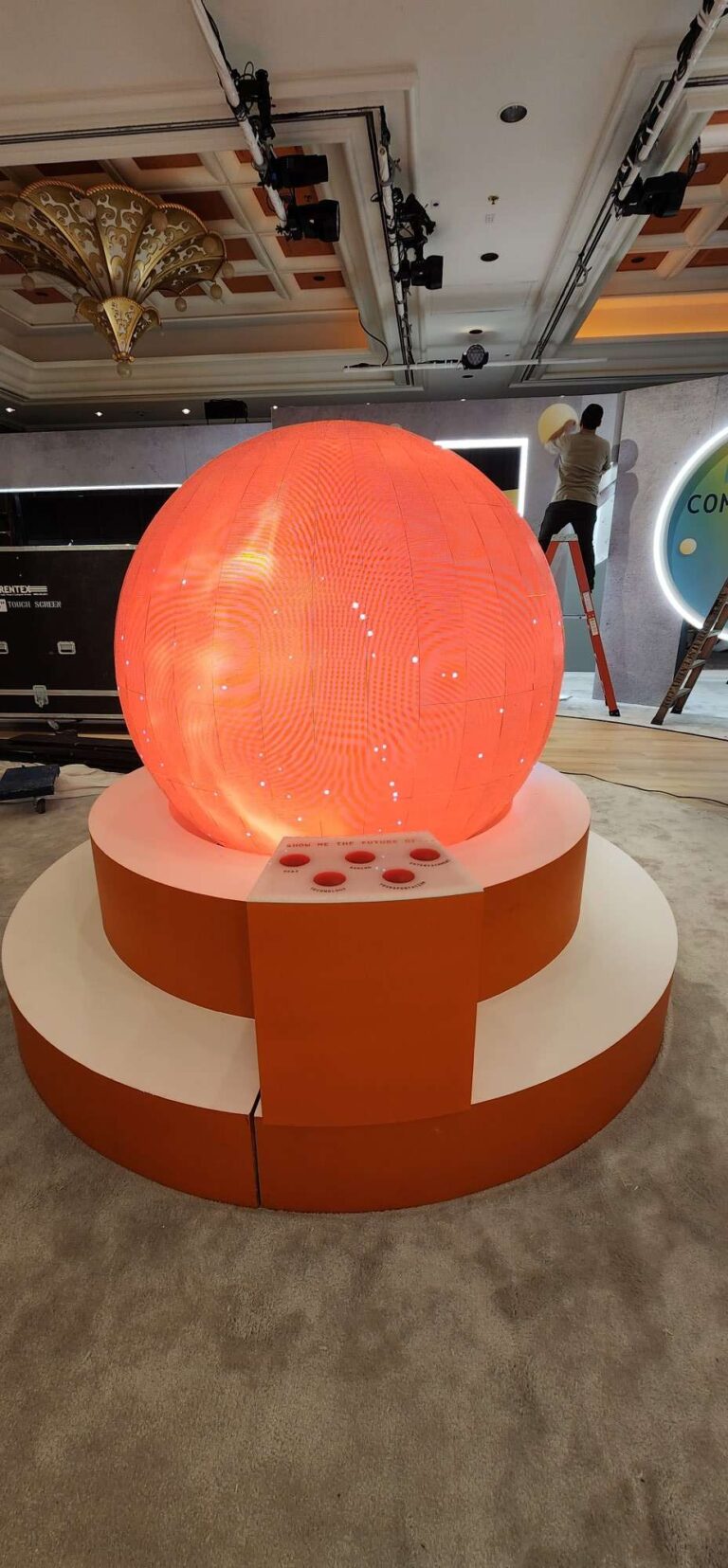 4-Foot Digital Spheres - Screen Solutions International - Holographic ...