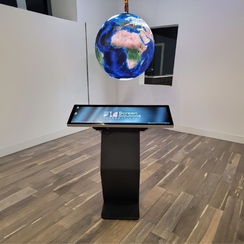 Stretch Kiosk and Digital Sphere