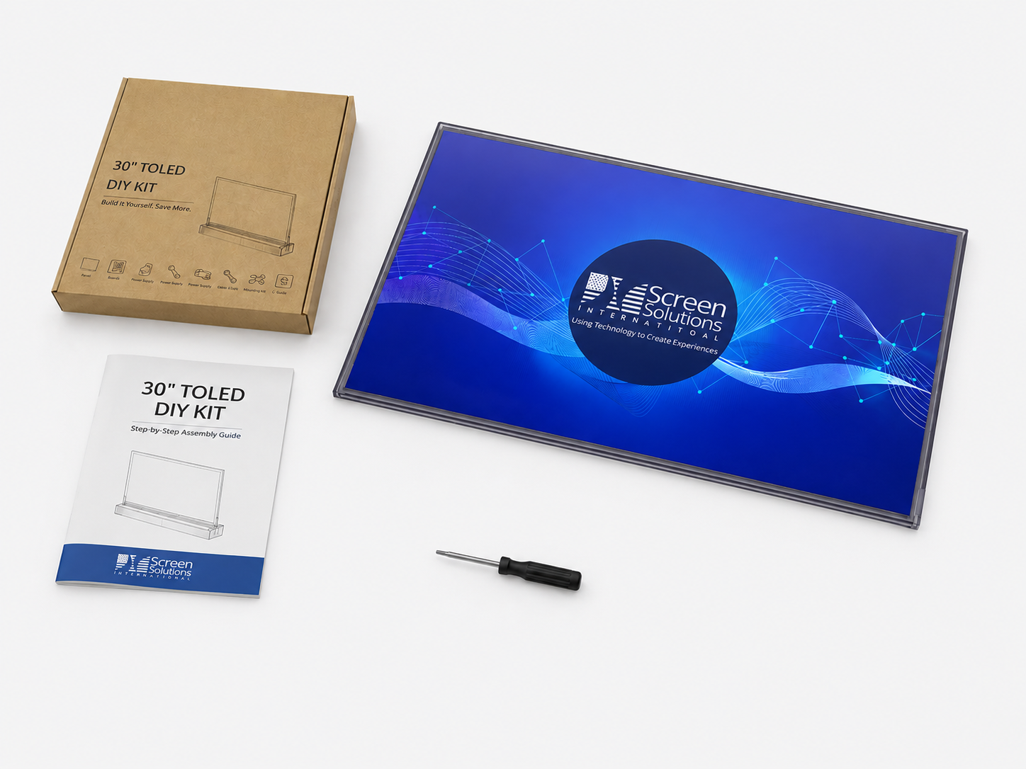 30 inch TOLED DIY kit parts