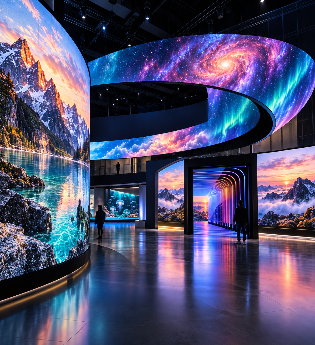 Immersive display technology experience