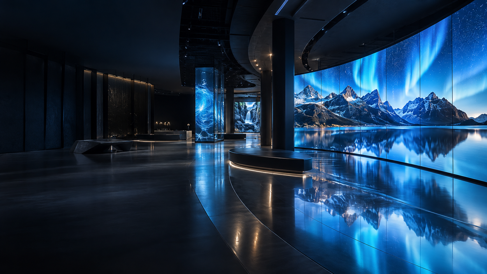 Immersive SSI display installation
