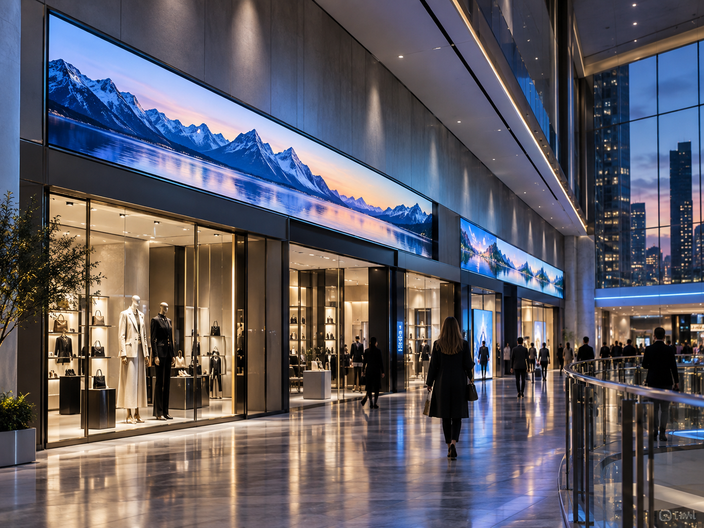 Stretch digital signage