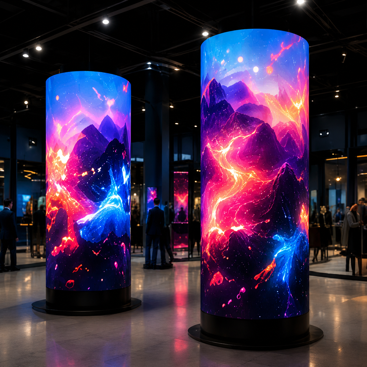 Large-scale SSI LED display installation