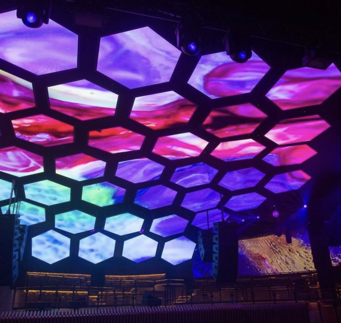 SSI hexagonal LED panels