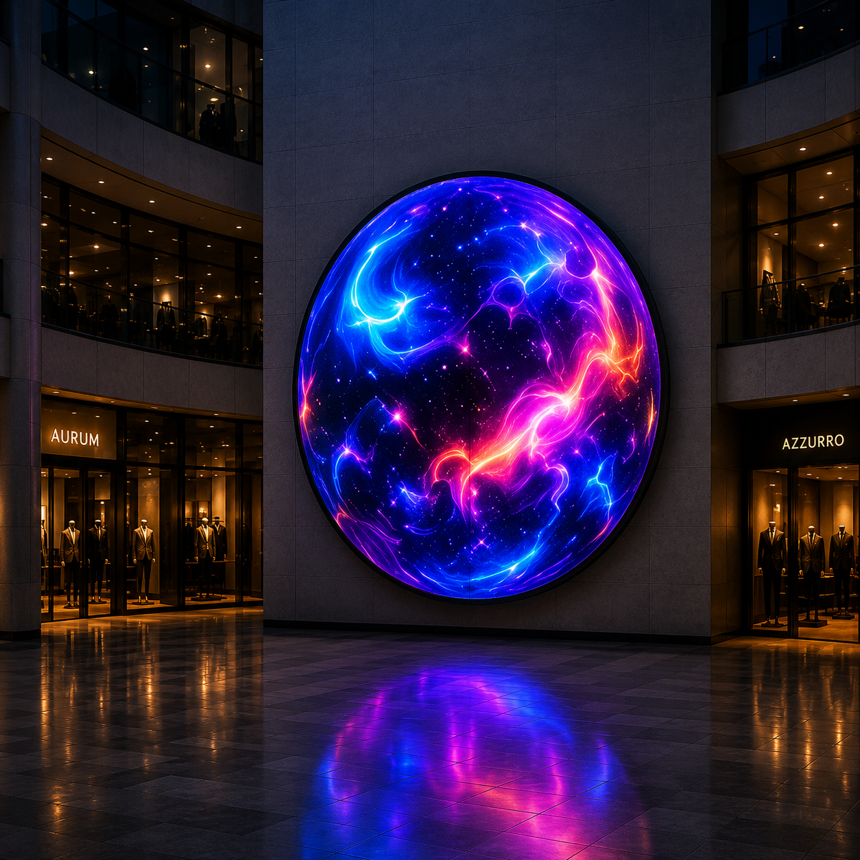 SSI Round LED display