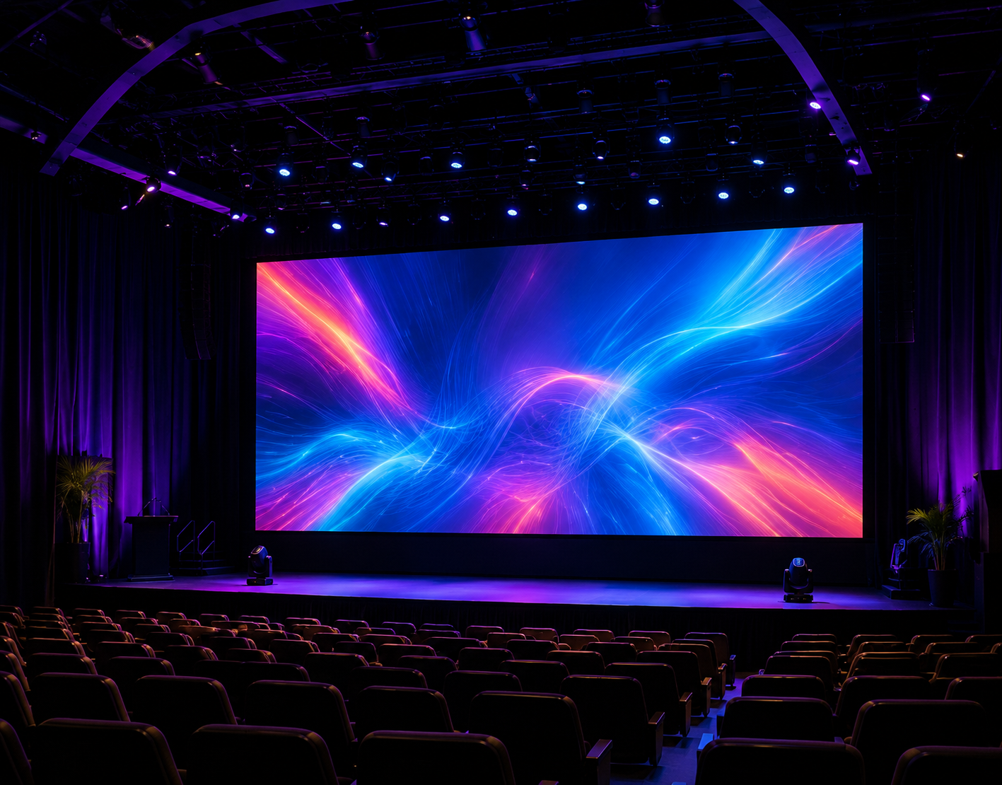 Large SSI LED video wall