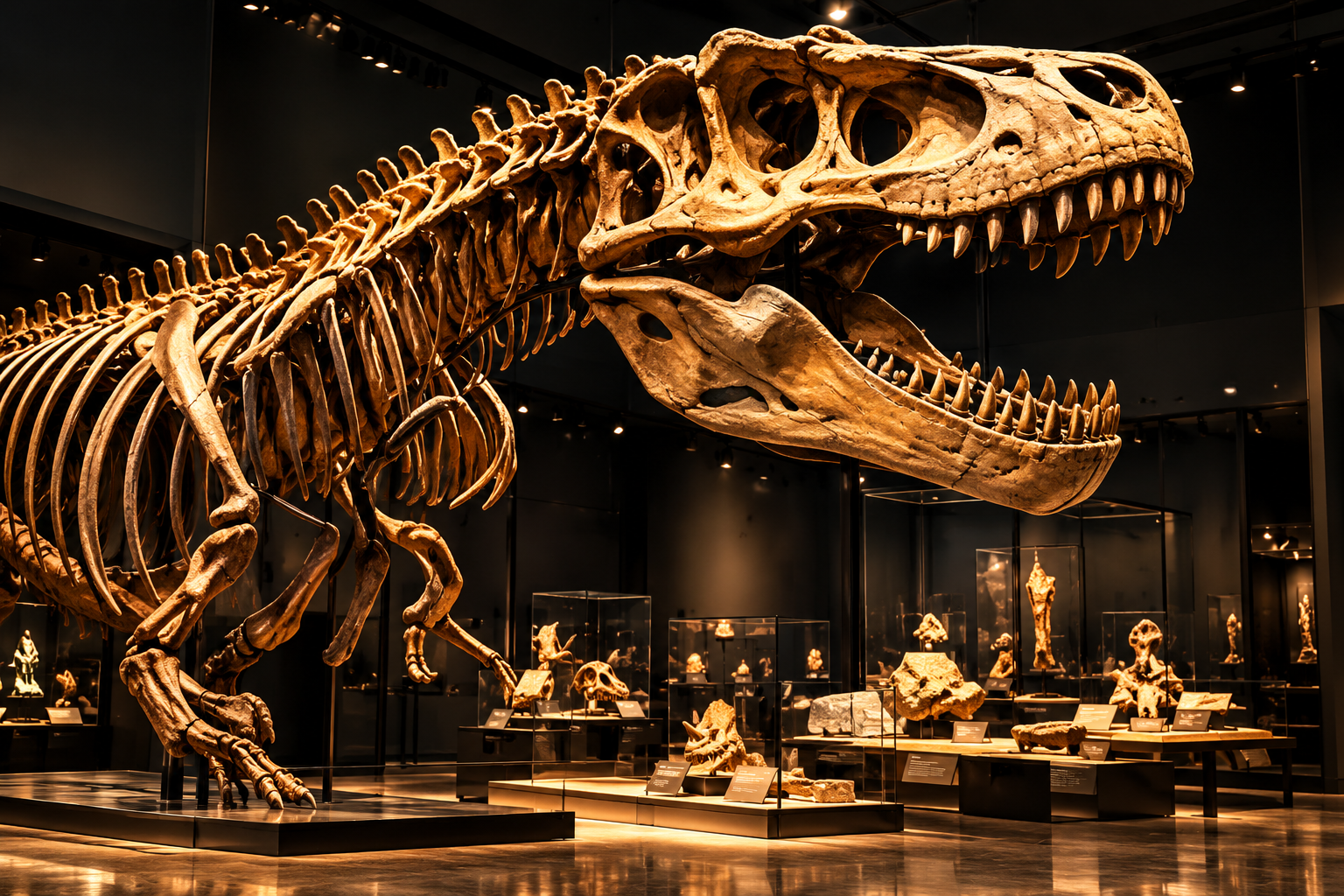 Spatial display museum exhibition
